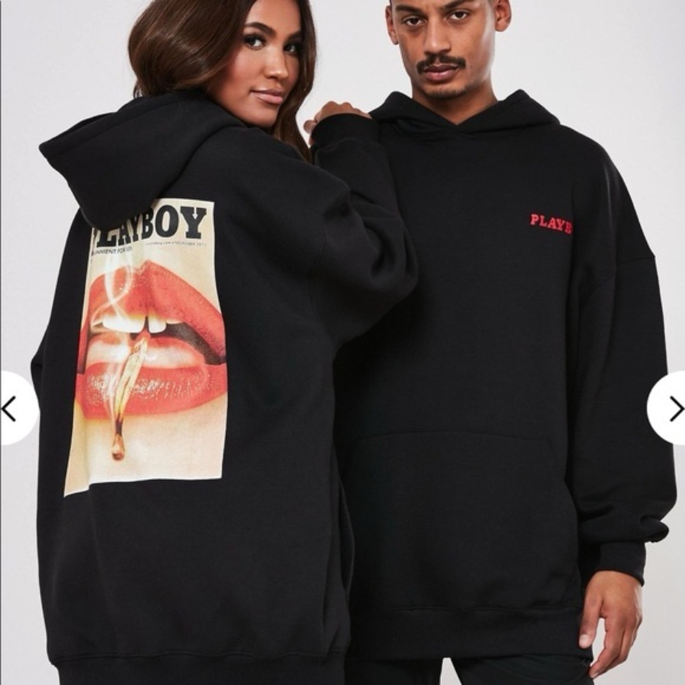 Playboy x Misguided Oversized Hoodie